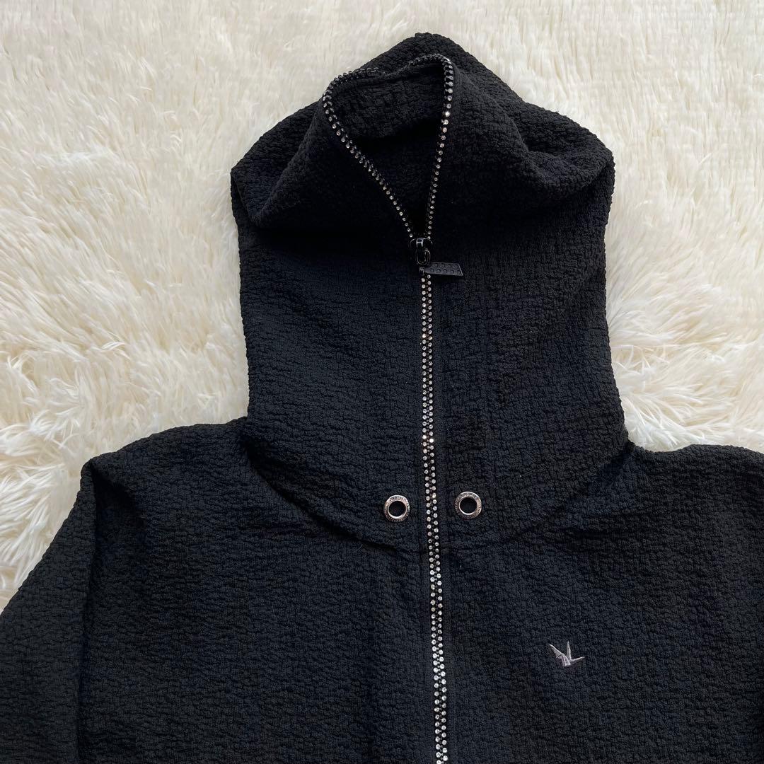 1piu1uguale3 フルジップパーカーセットアップwジップ 装飾　y2k