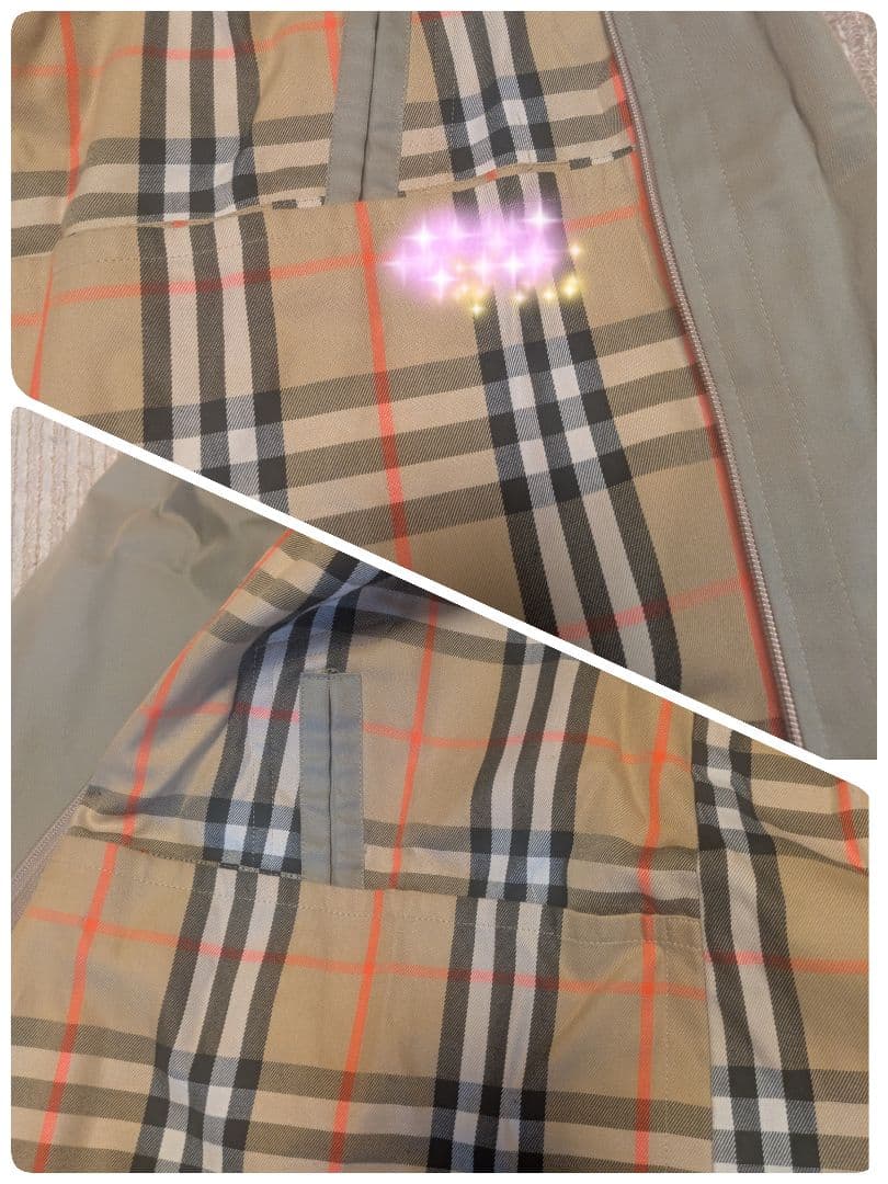 【ほぼ新品同様】バーバリー　ステンカラーコート　ライナー付き　ノバチェック