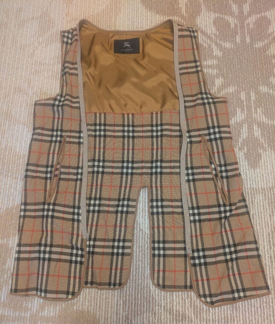 【ほぼ新品同様】バーバリー　ステンカラーコート　ライナー付き　ノバチェック