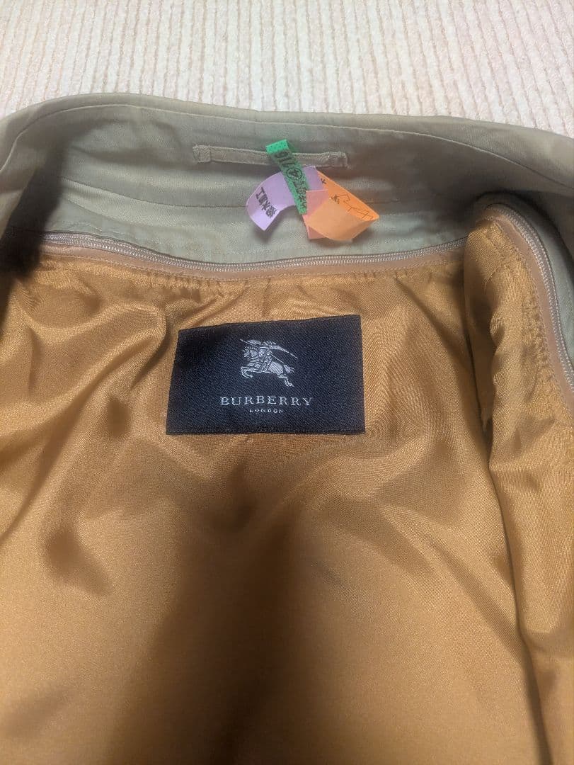 【ほぼ新品同様】バーバリー　ステンカラーコート　ライナー付き　ノバチェック