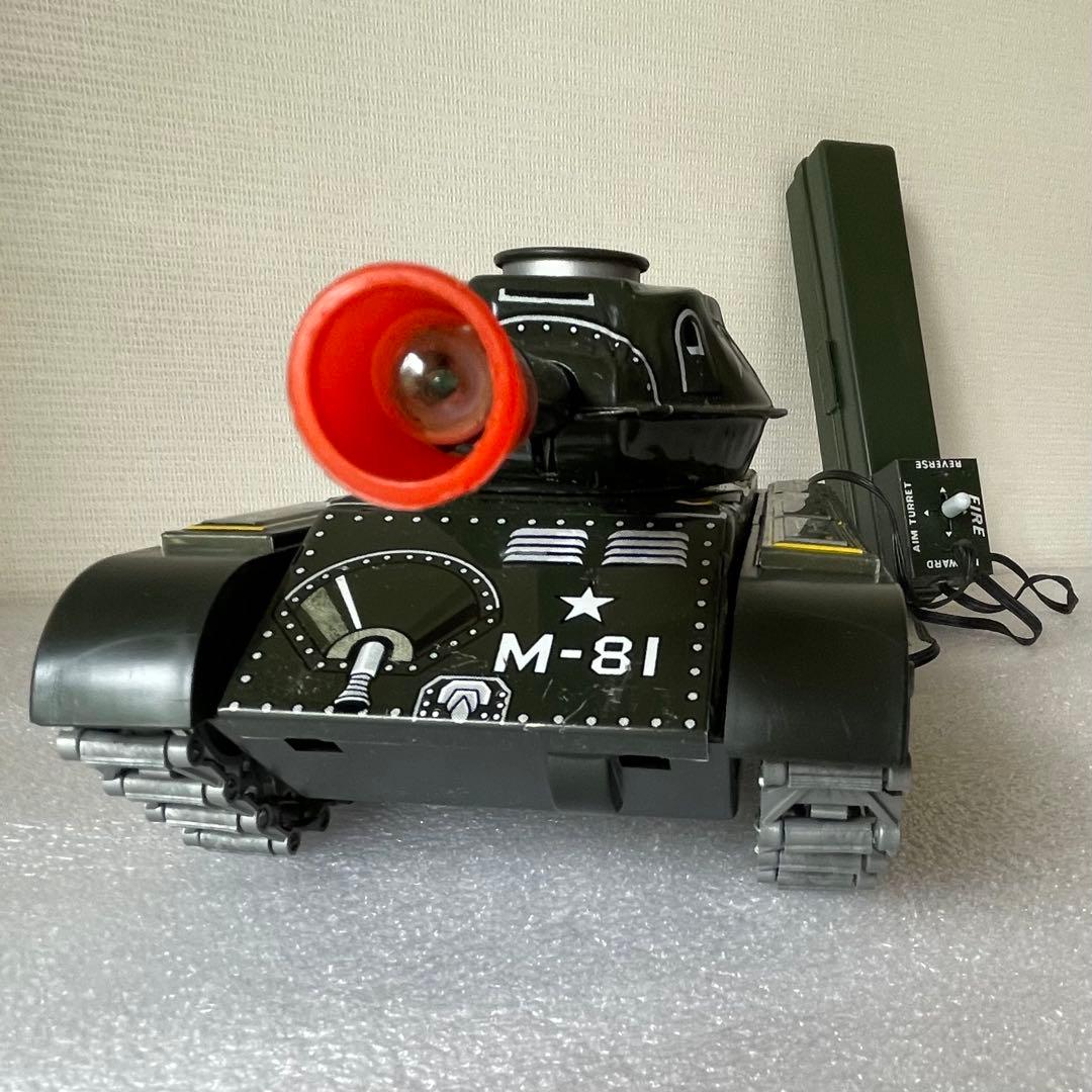 リモコン戦車 電動ブリキ玩具 マスダヤ M-81 アンティーク