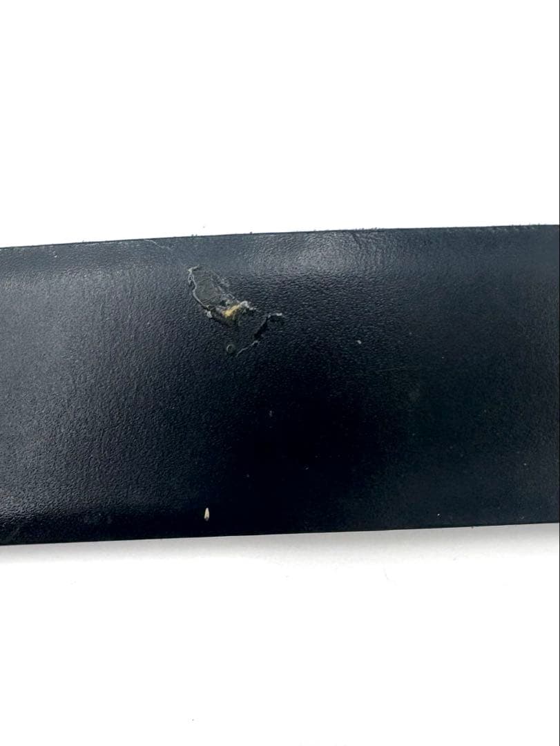 GUCCI グッチ　インターロッキングG ブラック シルバー金具 レザー ベルト