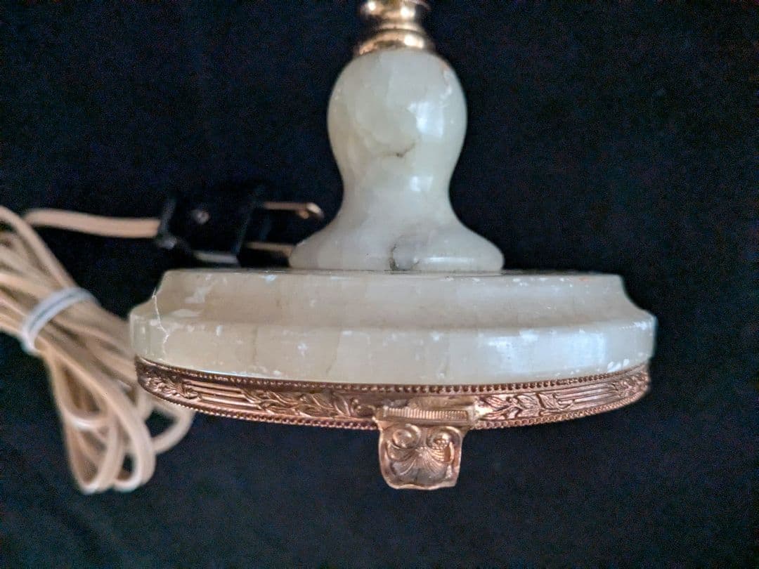 USAアンティーク　テーブルランプ 　ホワイトシェード