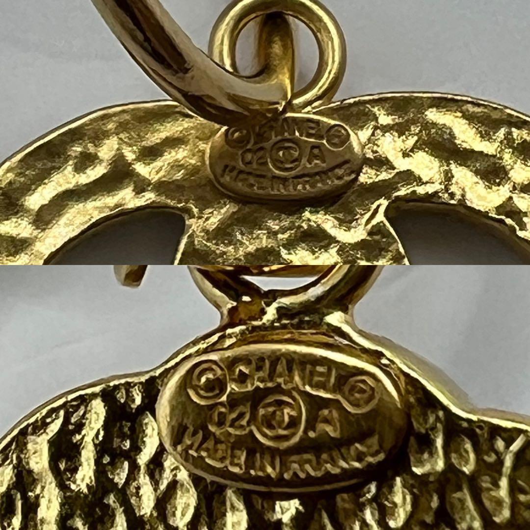 【未使用に近い】シャネル ピアス ココマーク カメリア ブラック 02A