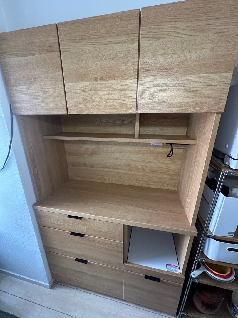 ニトリ 食器棚（幅105×奥行42×高さ181cm）　12/19以降の発送