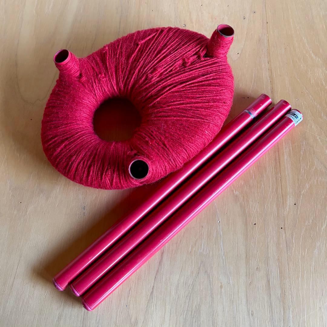 OLD IKEA 毛糸のスツール Eskilstuna 1999