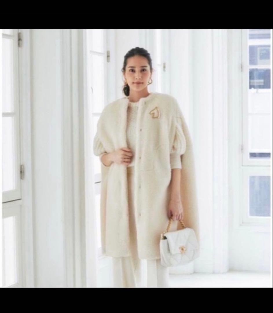 新品同様セブンテンファーケープコートM