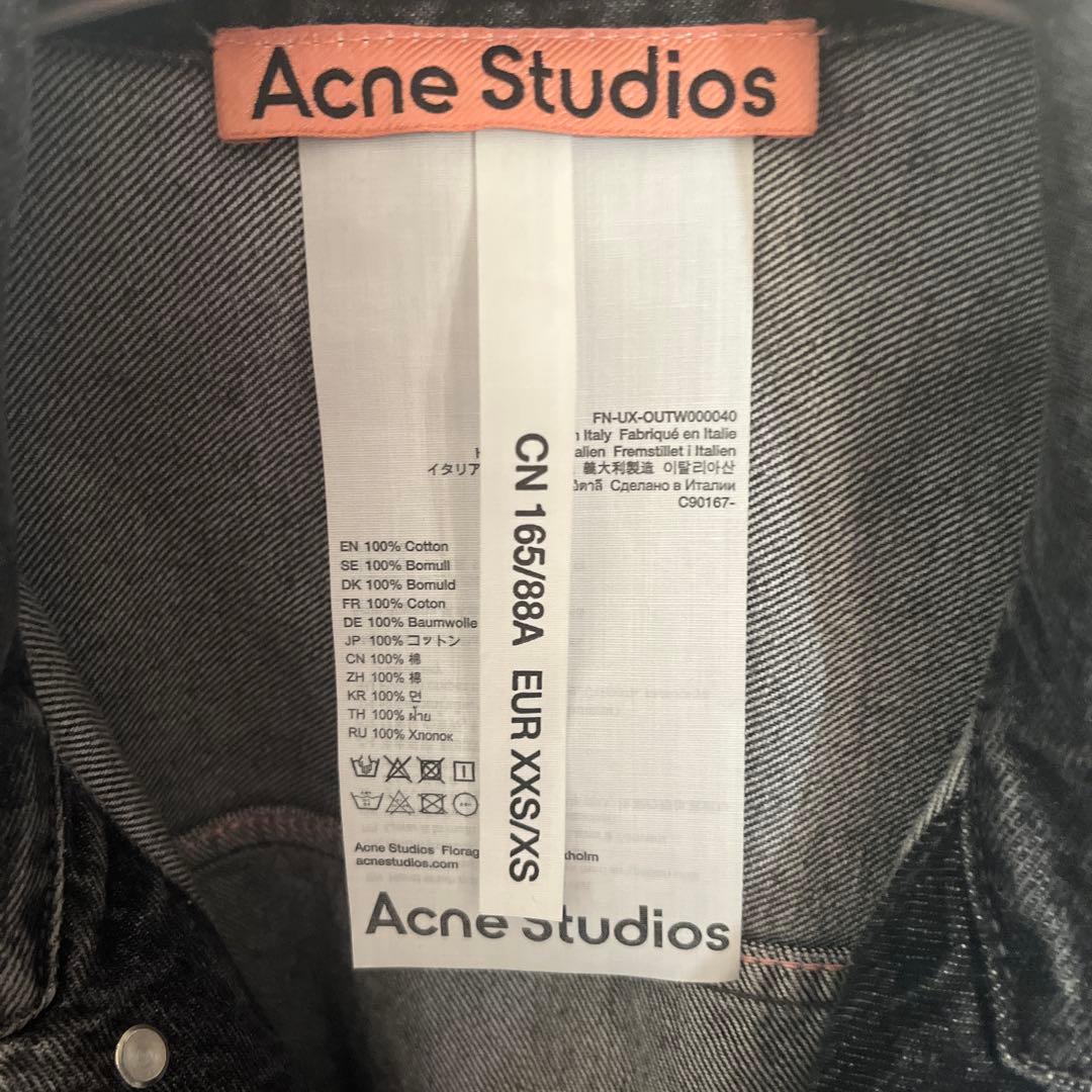 Acne Studios ブラックフェード デニムジャケット XXS/XS 希少