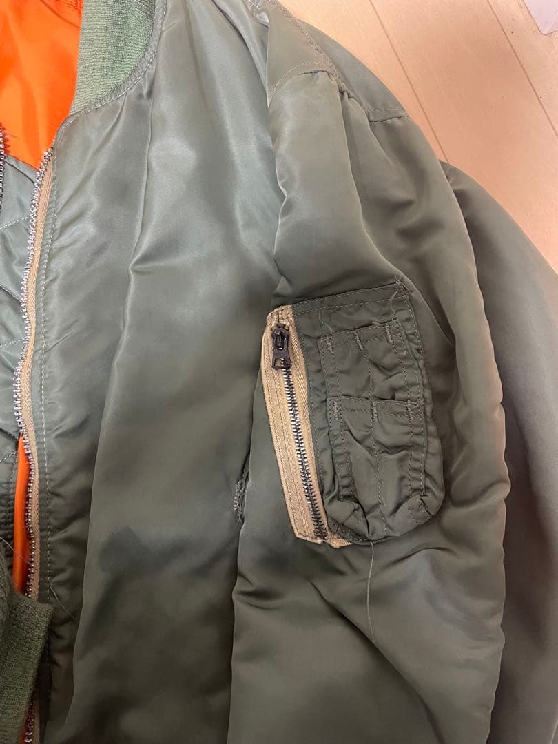 米軍実物 MA-1 1969年 ALPHA DSA IDEAL L - ジャケット・アウター卸売 通販