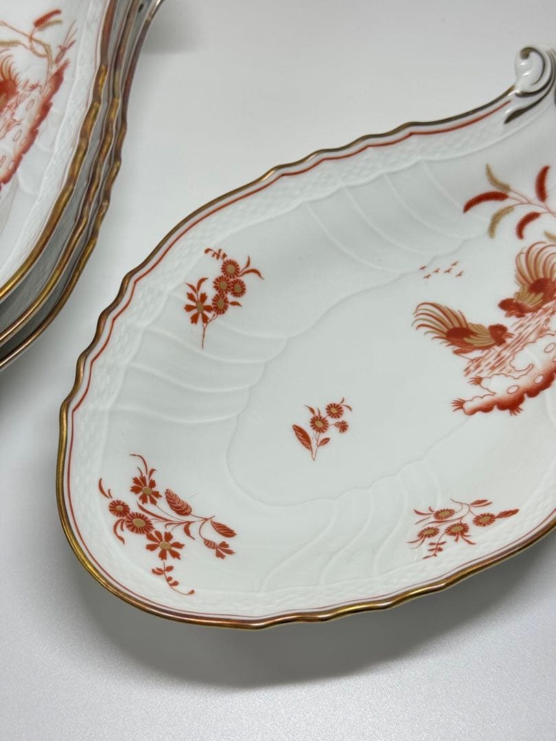 高級】Richard Ginoriレッドコック ナス型プレート 6枚セット - メルカリ