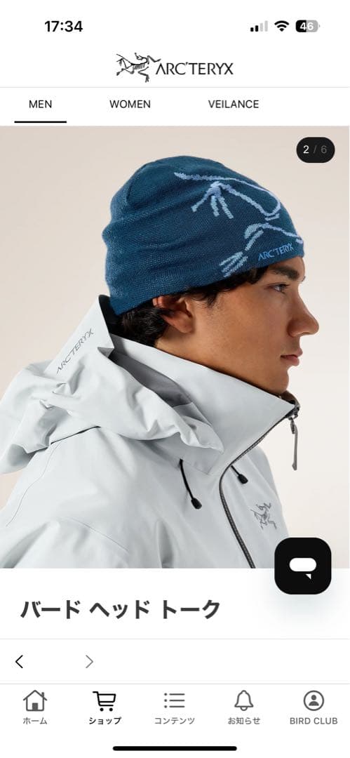 ARC'TERYX バード ヘッド トーク ビーニー