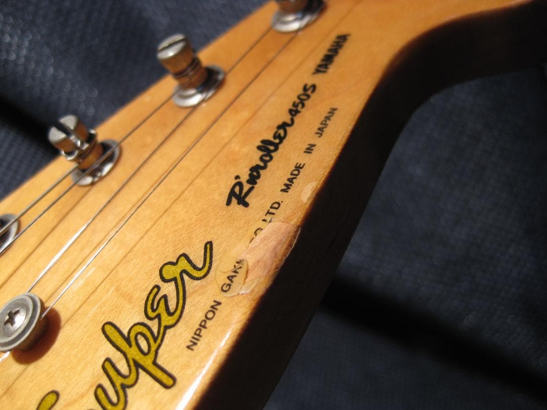 YAMAHA ヤマハ エレキギター SR-450S ブラック メイプル 動作品