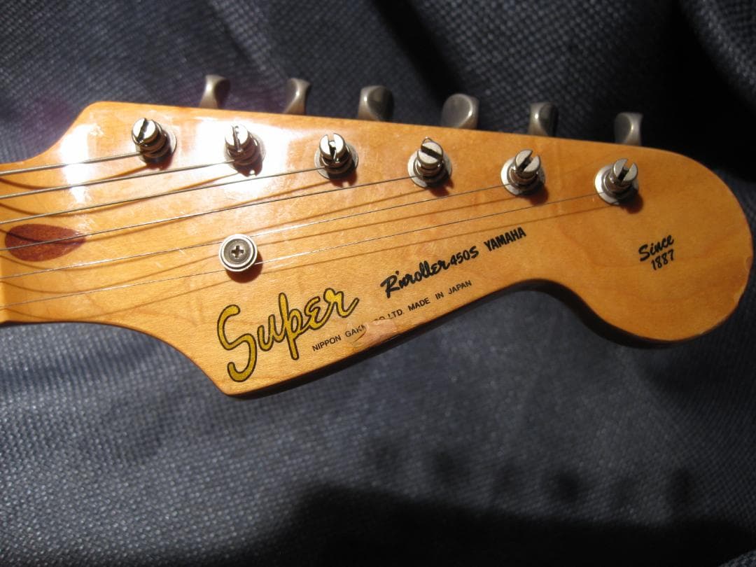 YAMAHA ヤマハ エレキギター SR-450S ブラック メイプル 動作品