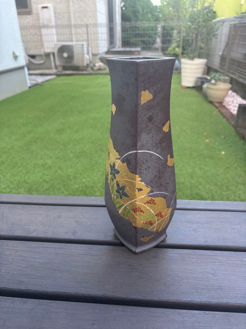 九谷焼の花瓶 陶粋屋