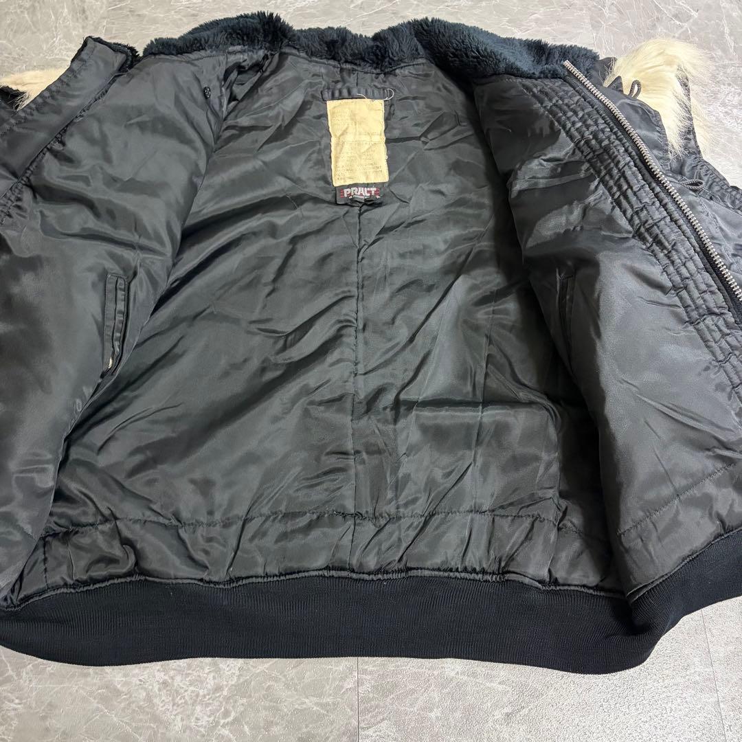 超希少 90s PRACT N-2B フライトジャケット ブラック　 短丈
