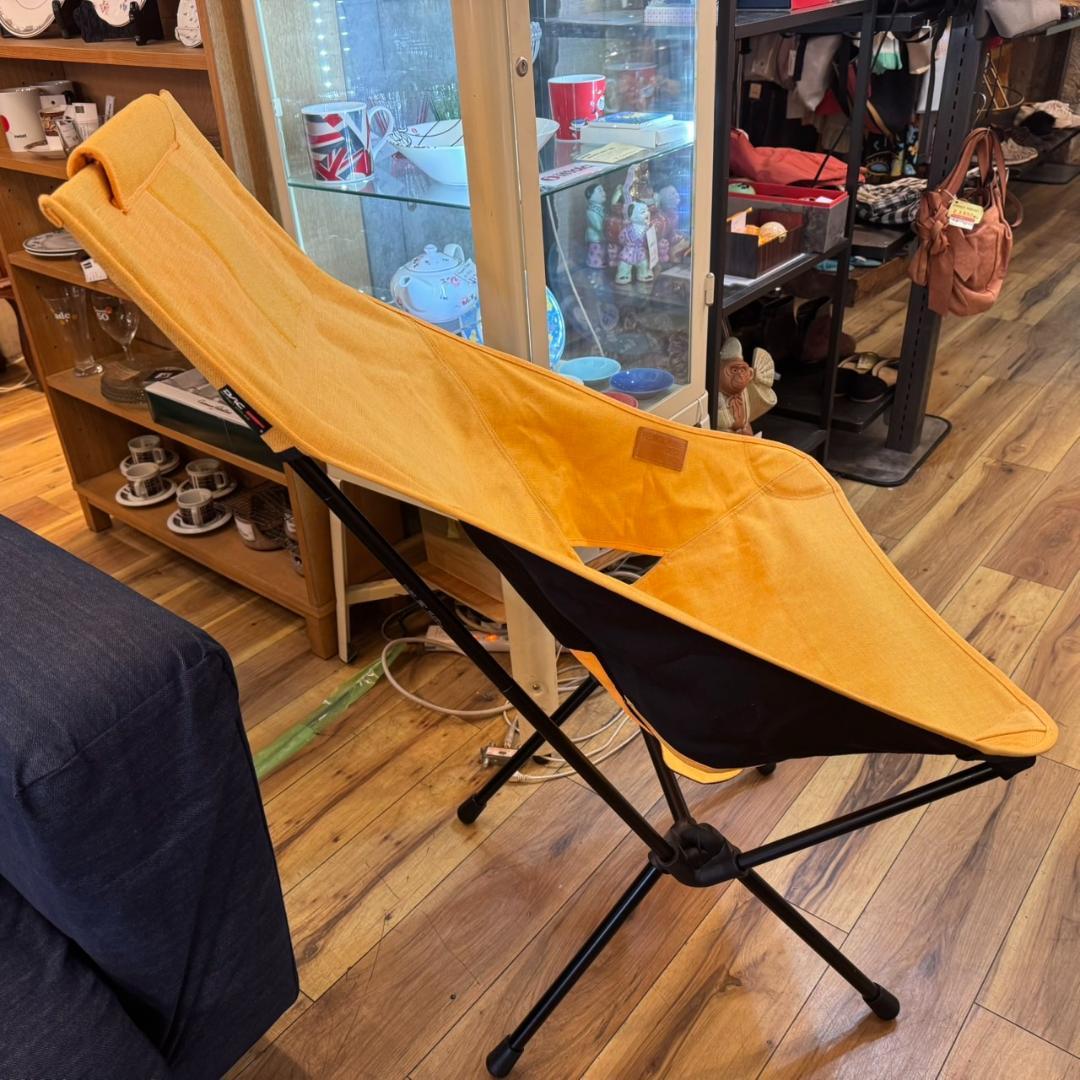 E43◇HELINOX ヘリノックス ビーチチェア イエロー 中古美品