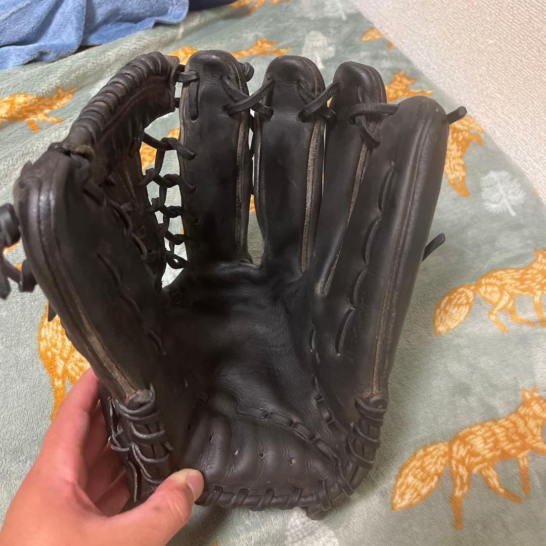 ミズノプロオーダー硬式グローブ 日本製 黒
