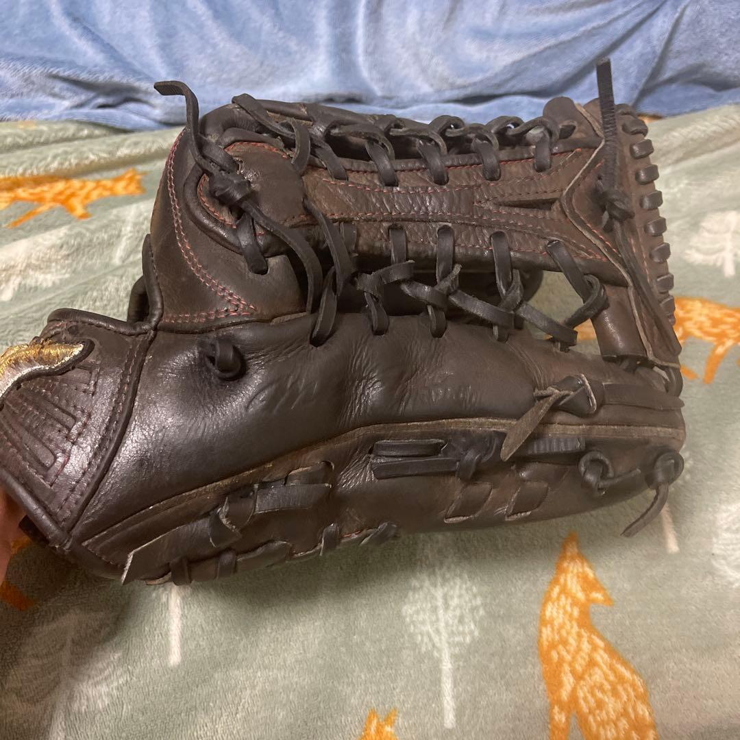 ミズノプロオーダー硬式グローブ 日本製 黒