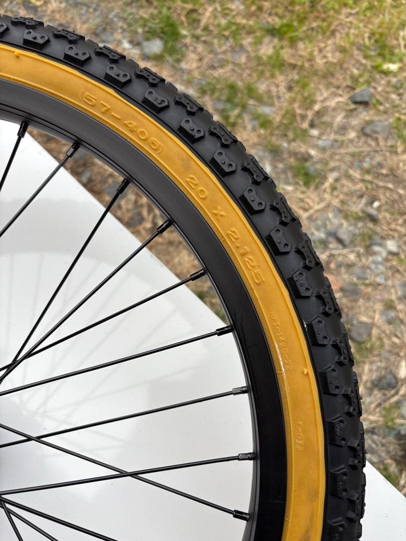 bmx 20インチ　ホイール　タイヤ　セット