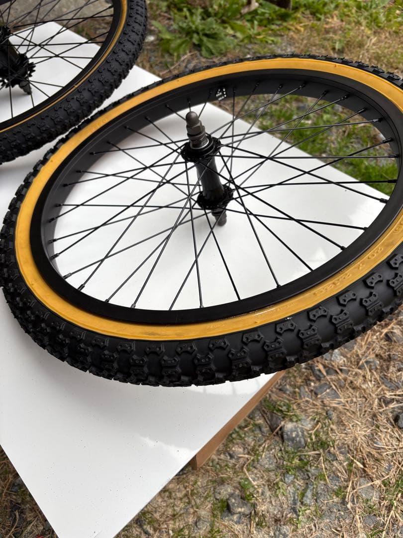 bmx 20インチ　ホイール　タイヤ　セット