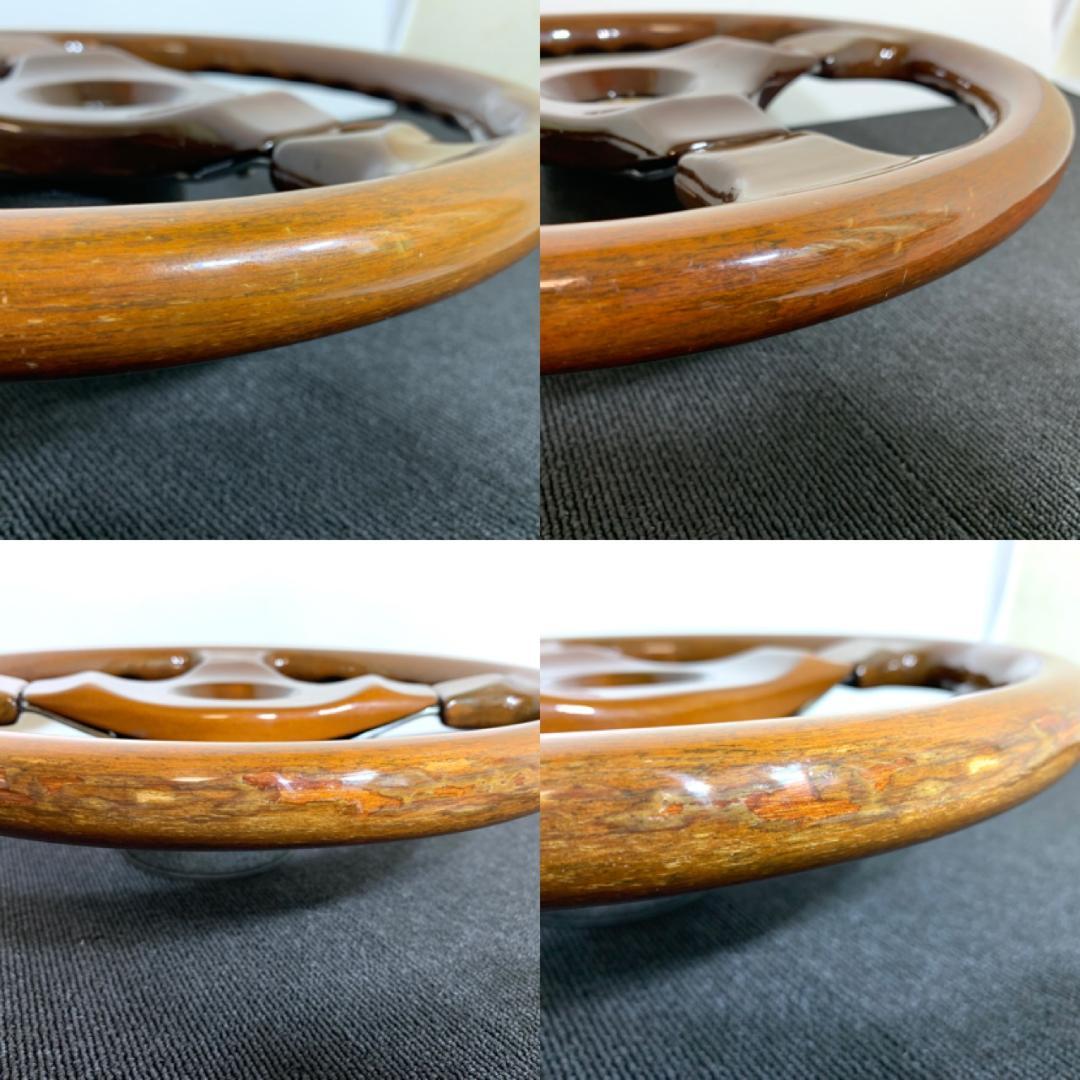 エムズスピード ウッド ステアリング センターパッド ホーンボタン付 希少