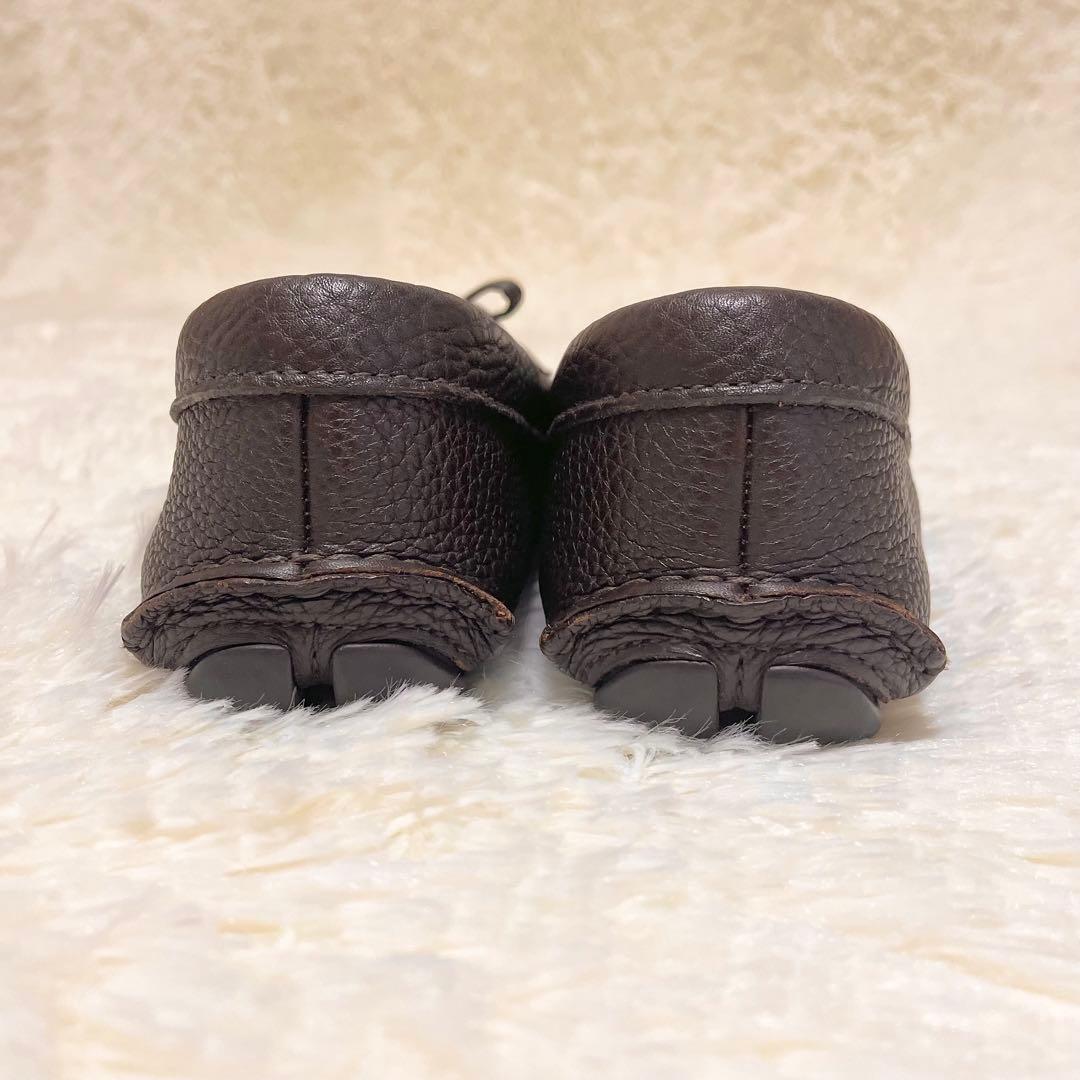 PRADA プラダ ローファー　ドライビングシューズ38 ブラウン　レザー