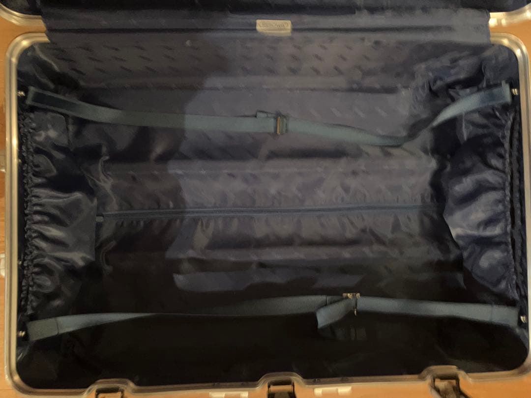 RIMOWA 63L 青ロゴ アルミニウム トパーズ