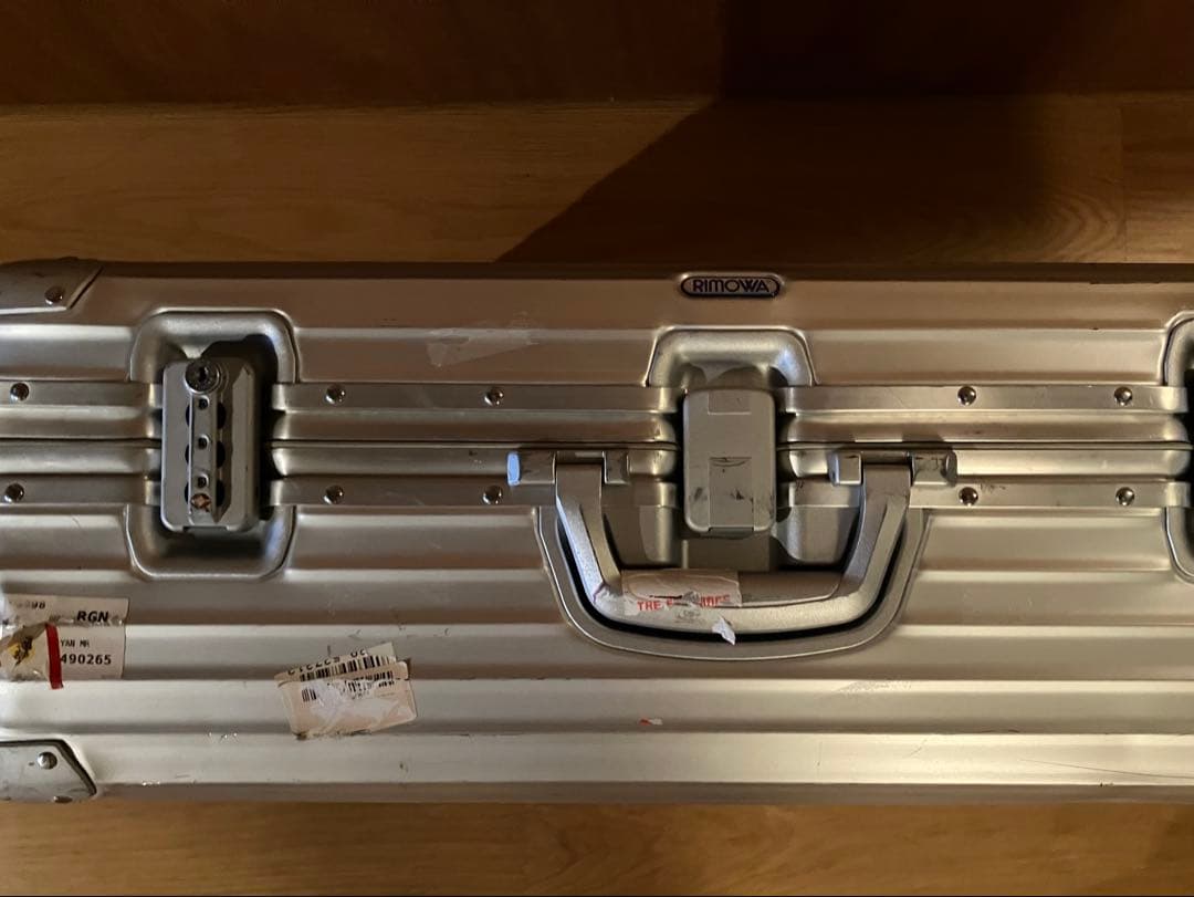 RIMOWA 63L 青ロゴ アルミニウム トパーズ