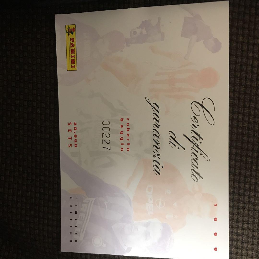 ロベルトバッジョカード