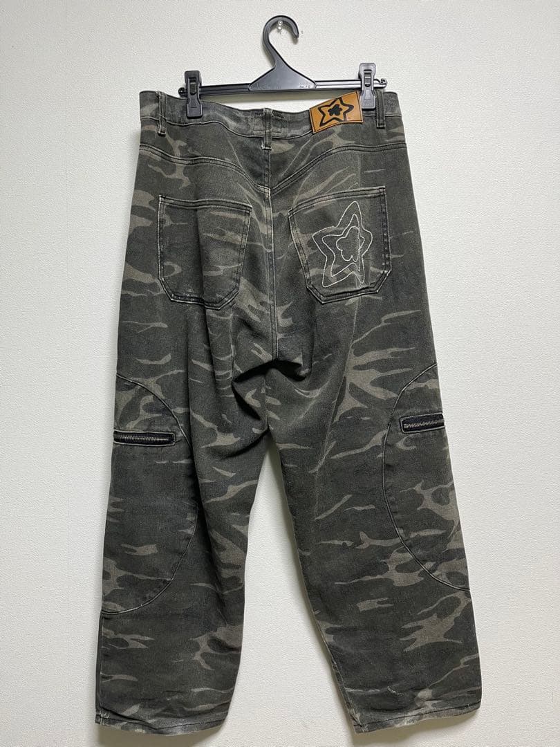 スターチーム カーゴデニム32 カモ starteam 希少 - メルカリ