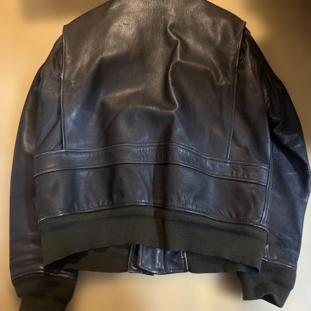 ソ*い様 MA-1フライトジャケット リアルレザー　ボンバージャケット　アメカジ