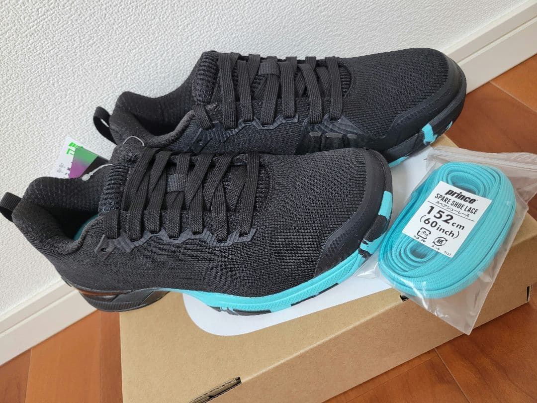 新品】定価19250円 プリンス テニス ハード・カーペット 23.5 替紐付