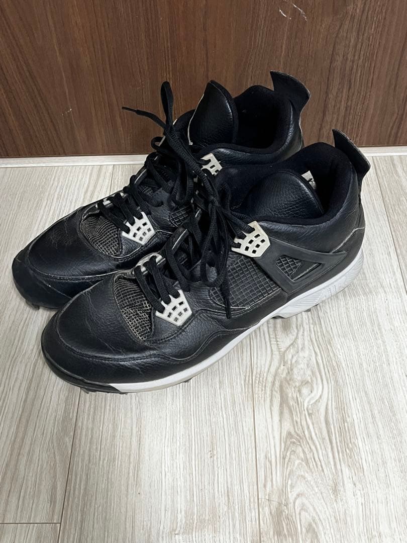 希少　激レア　ナイキ　エアジョーダン4 オレオ　野球　スパイク　30.5cm