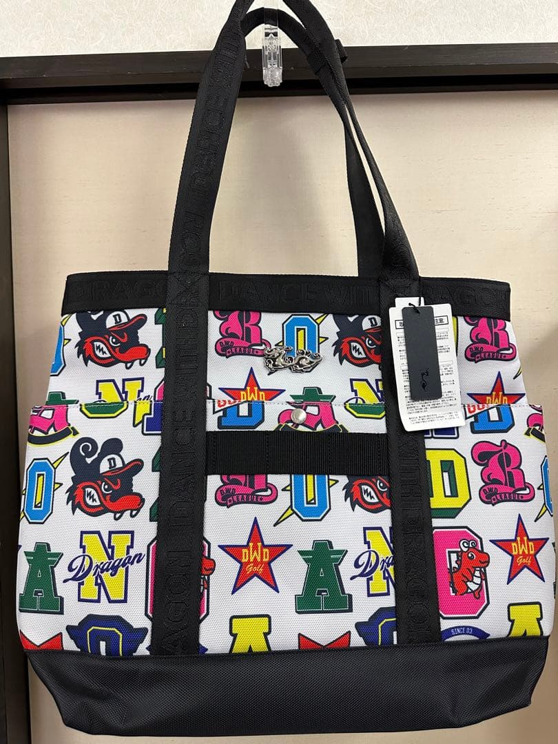 ダンスウィズドラゴン バリスティックプリント トートバッグ ロッカーバッグ