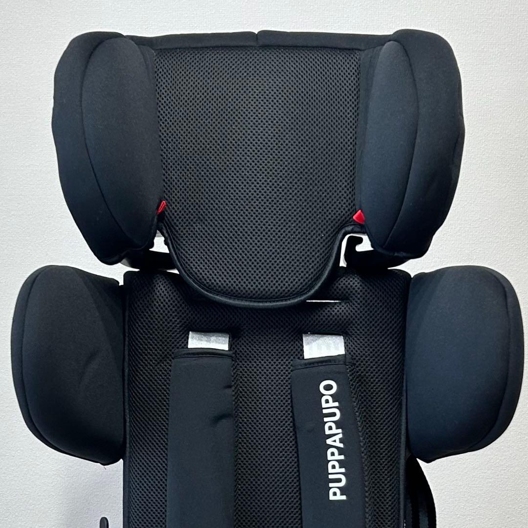 PUPPAPUPO ジュニアシート CP-002 コンパクト ISOFIX 黒