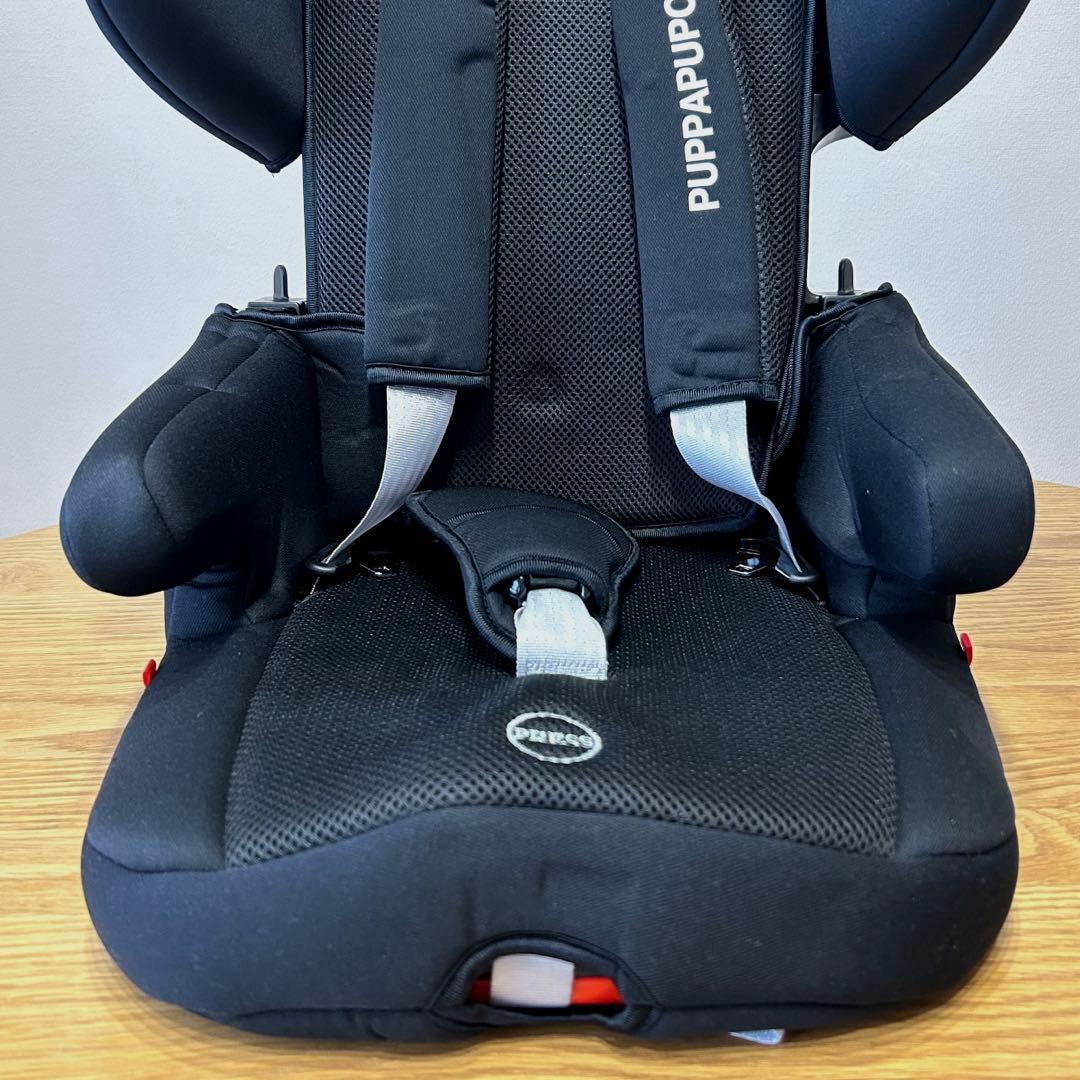 PUPPAPUPO ジュニアシート CP-002 コンパクト ISOFIX 黒