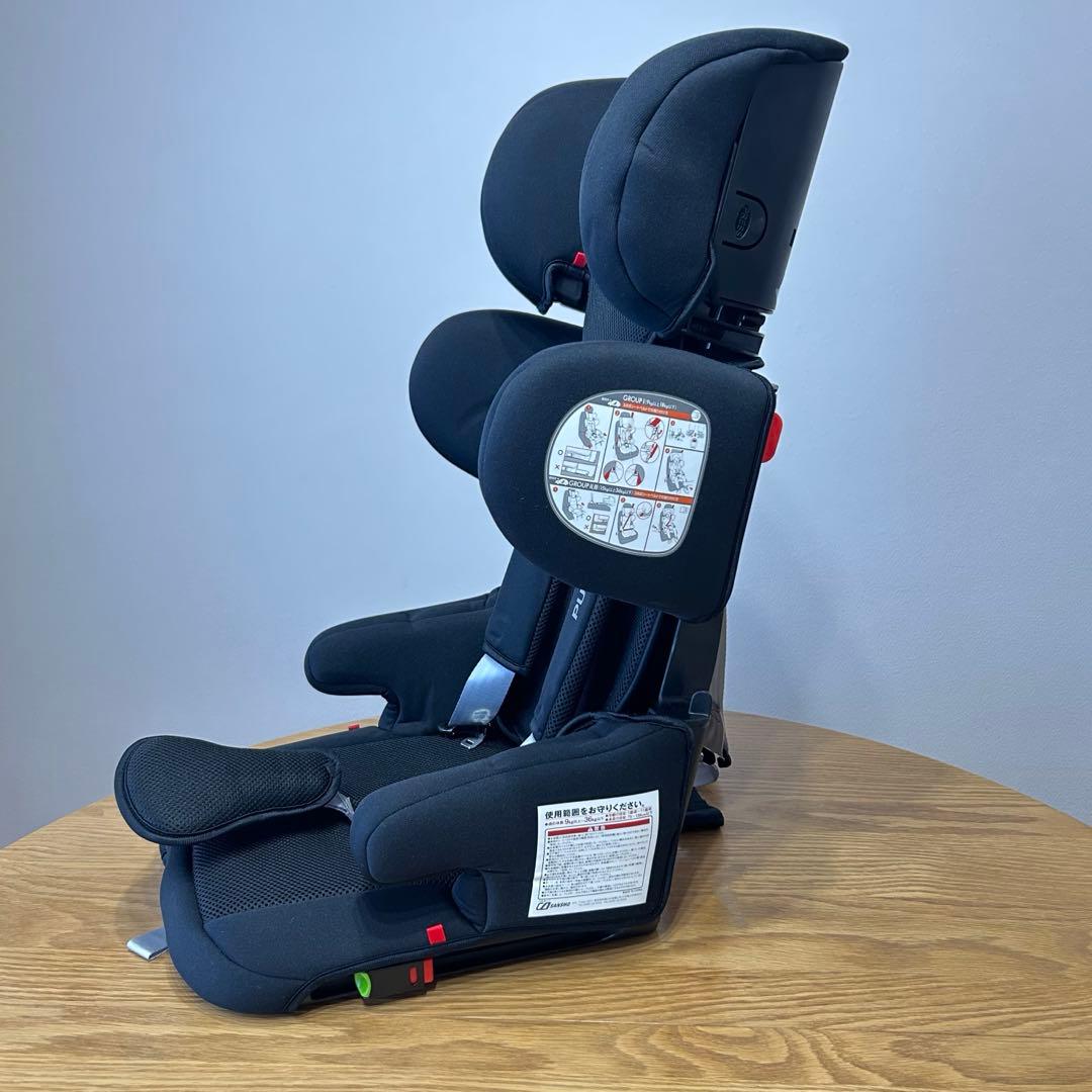 PUPPAPUPO ジュニアシート CP-002 コンパクト ISOFIX 黒