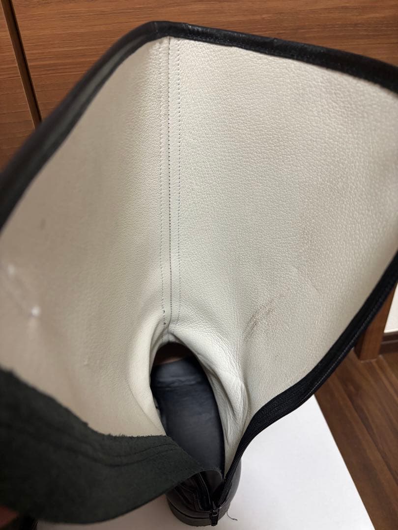 特攻ブーツ　ロングブーツ　黒　ブラック　バイク　トーヨコ　27.5cm 本革