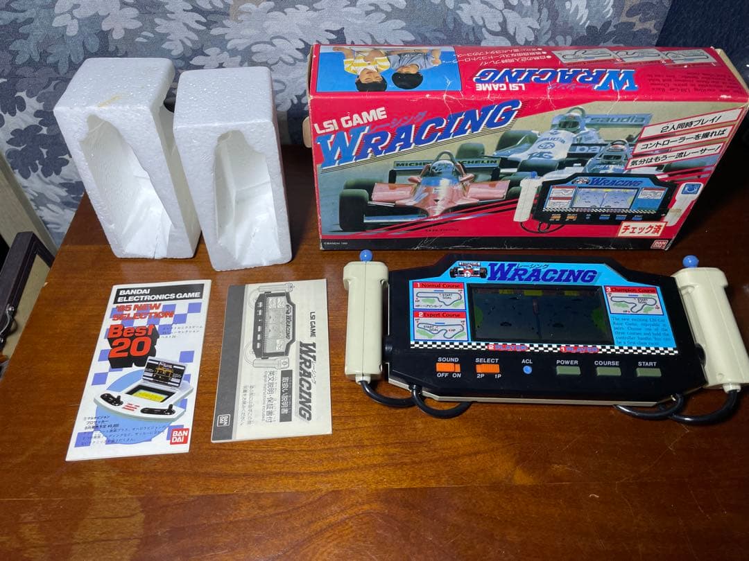 動作確認済み　希少　WRACING ダブルレーシング　LSIゲーム　バンダイ