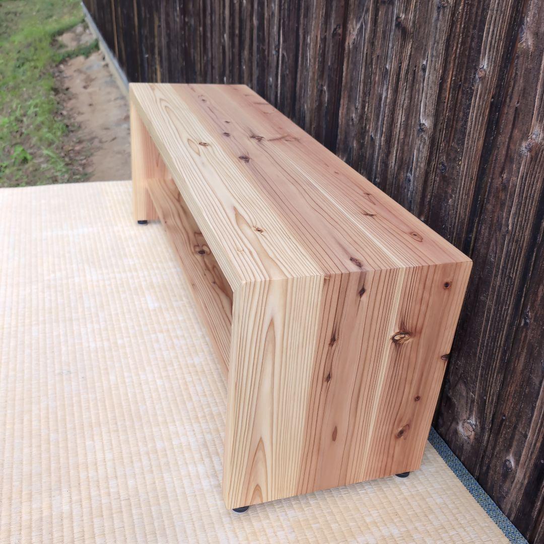 杉古材リメイク 分厚いラック テーブル ベンチ テレビ台 飾り台などに