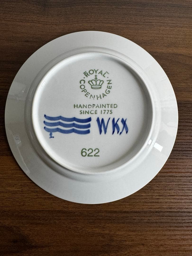   ブルーフルーテッドメガ プレート22cm 2枚