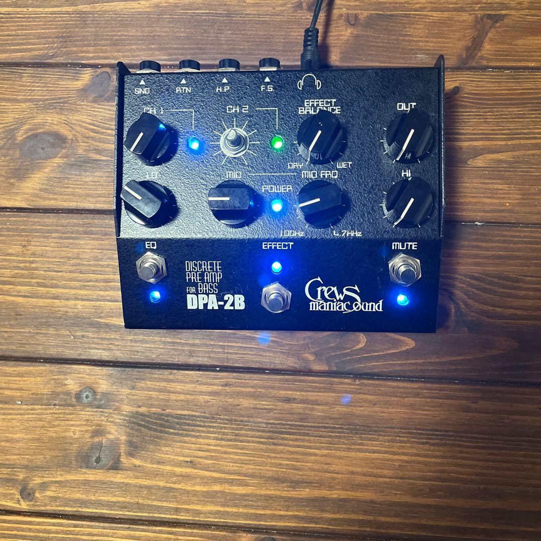 限定価格Crews Maniac Sound DPA-2B ベースプリアンプ - メルカリ