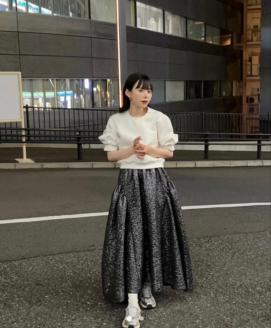 スカート THETOE the toe Midtown Jacquard Skirt