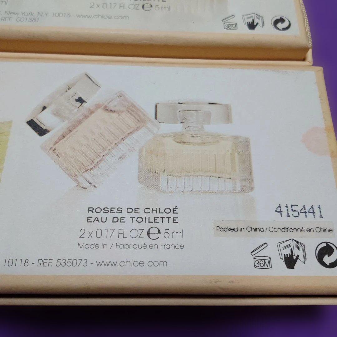 Chloé 香水　パルファムドローゼ ミニボトル5本入セットx 2点