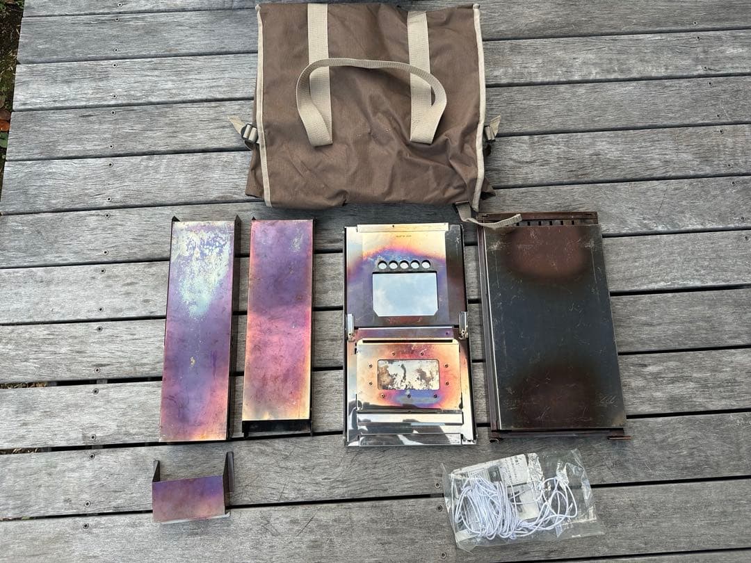 笑'sのキャンプ用薪ストーブ 煙突サイズ約1900mm