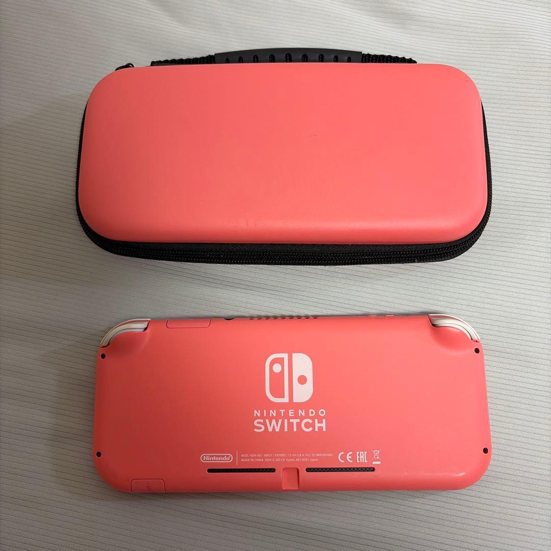 Nintendo Switch Lite ピンク ケース　フィルム付き