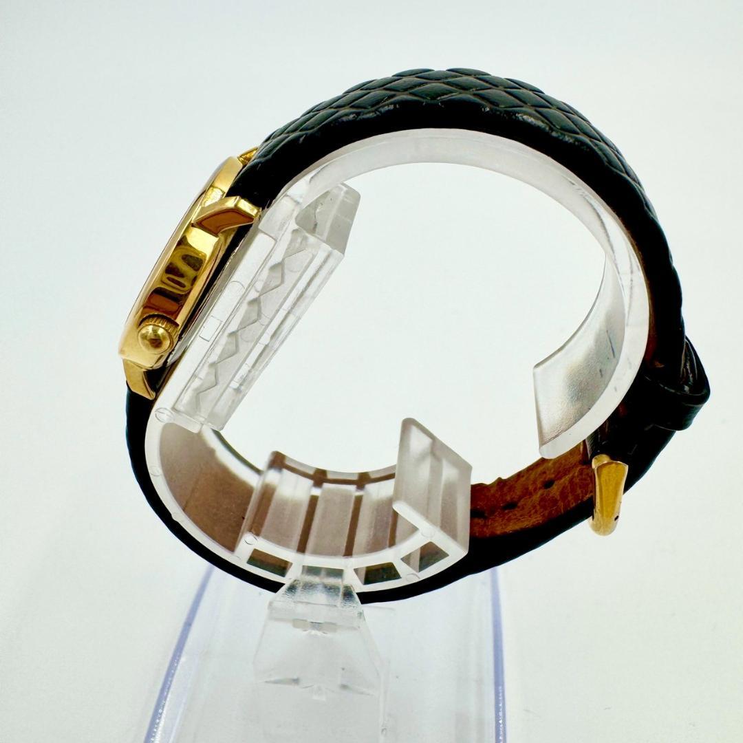 新品電池】TISSOT ラウンド ゴールド文字盤 レザー クォーツ - メルカリ