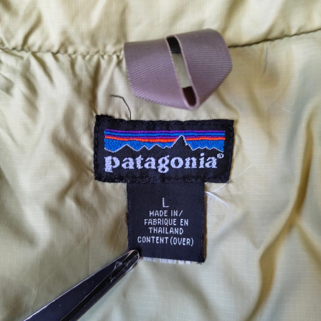 00s パタゴニア パフジャケット 2001年 カーキ オリーブ グリーン L