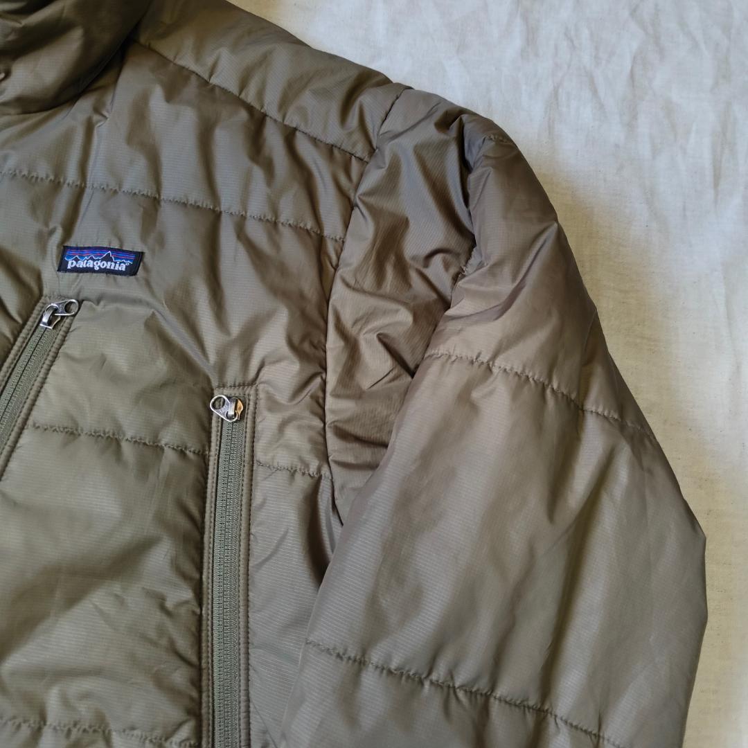 00s パタゴニア パフジャケット 2001年 カーキ オリーブ グリーン L