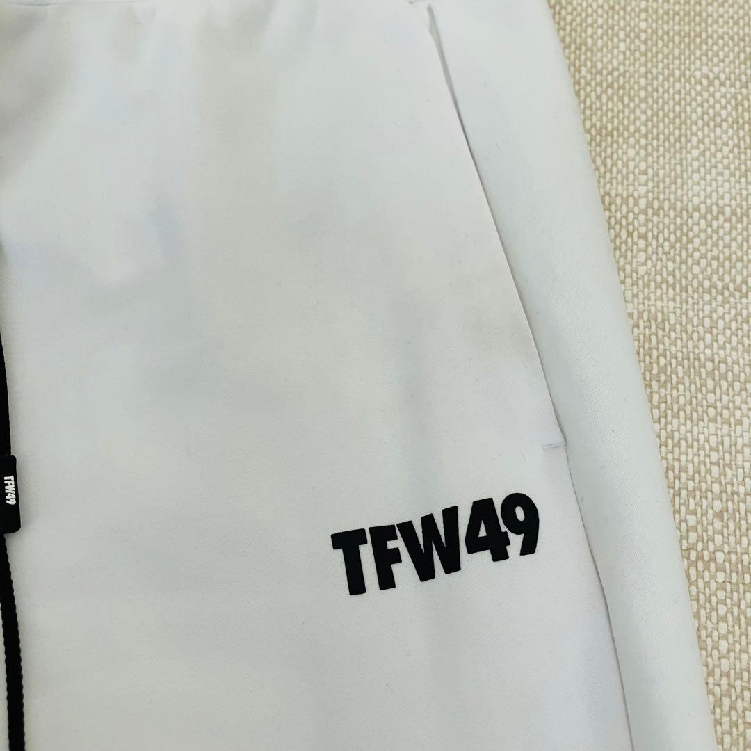 美品】TFW49 SWEAT PANTS ジョガーパンツ ゴルフ ロゴ L オ